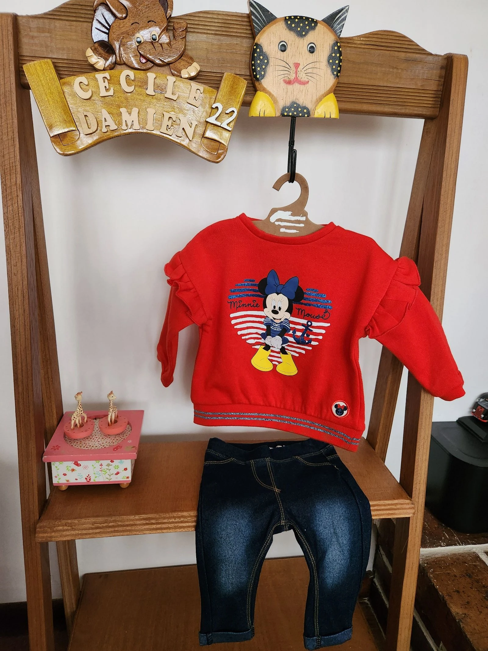 🐻 ensemble pull disney plus jegging gémo